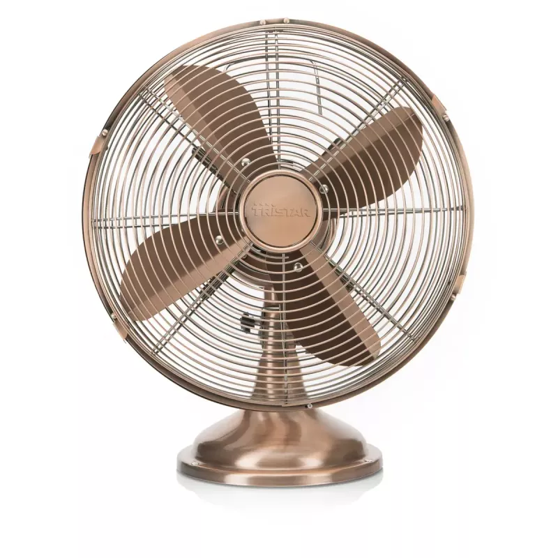 Stolný ventilátor Tristar VE-5970 Retro stolný ventilátor medený 30 cm