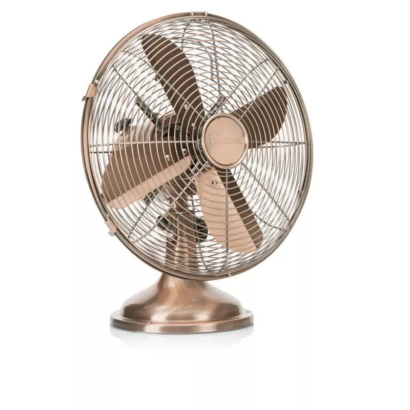 Stolný ventilátor Tristar VE-5970 Retro stolný ventilátor medený 30 cm