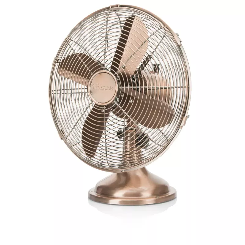 Stolný ventilátor Tristar VE-5970 Retro stolný ventilátor medený 30 cm