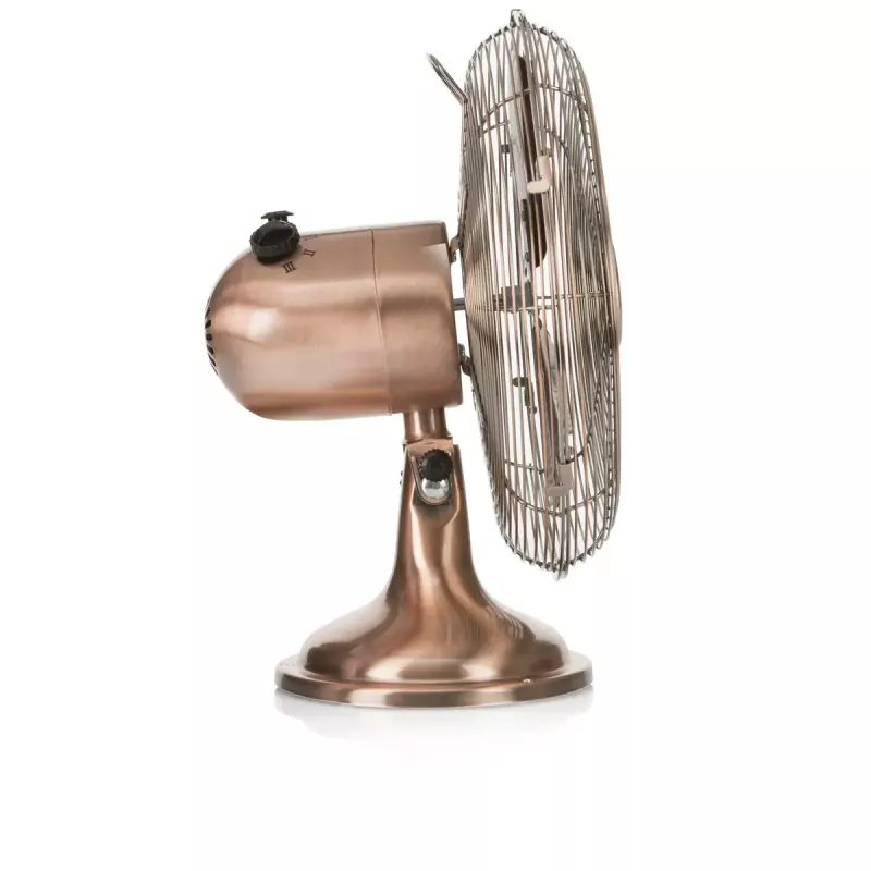 Stolný ventilátor Tristar VE-5970 Retro stolný ventilátor medený 30 cm