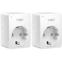 Tapo P100 V2 - inteligentná zásuvka - Mini - bezdrôtová - 802.11b/g/n, Bluetooth 4.2 - 2