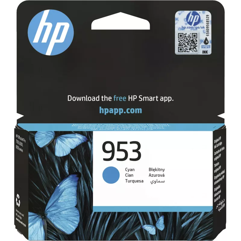 Kazeta HP 953 cyan 630 strán