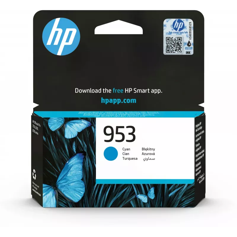 Kazeta HP 953 cyan 630 strán