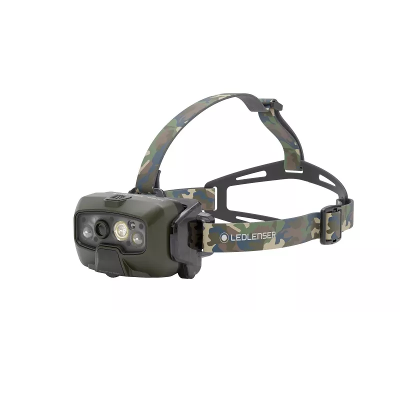 Ledlenser HF8R Core RGB Camouflage – čelová lampa LED baterka, zelená