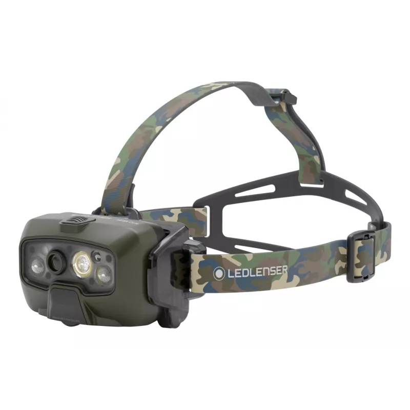 Ledlenser HF8R Core RGB Camouflage – čelová lampa LED baterka, zelená
