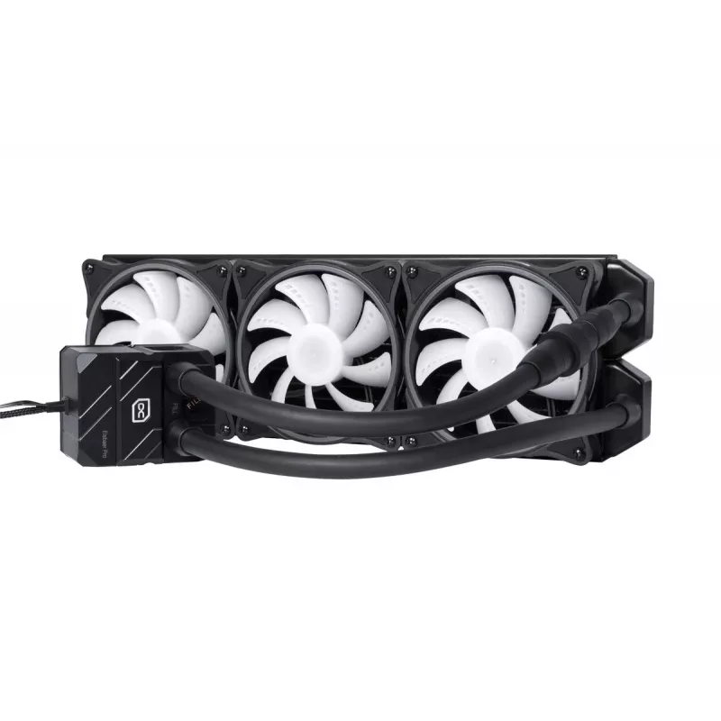 Alphacool Eisbaer Pro Aurora 360 procesorový all-in-one kvapalinový chladič 12 cm čierna, biela 1 ks