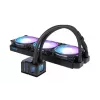 Alphacool Eisbaer Pro Aurora 360 procesorový all-in-one kvapalinový chladič 12 cm čierna, biela 1 ks
