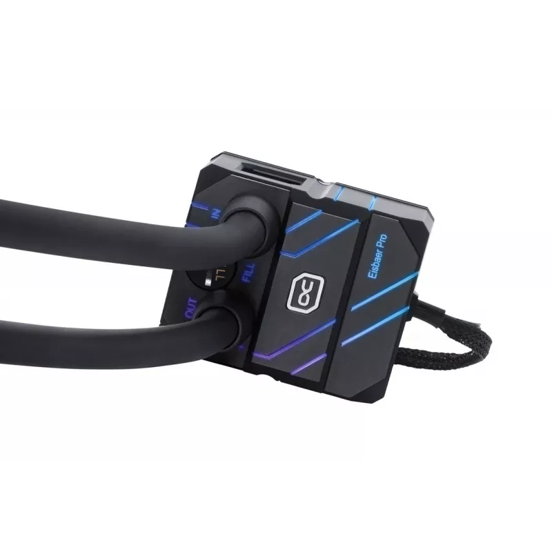 Alphacool Eisbaer Pro Aurora 360 procesorový all-in-one kvapalinový chladič 12 cm čierna, biela 1 ks