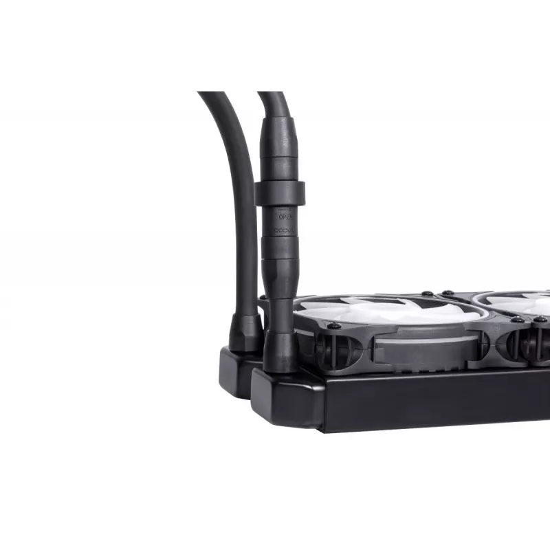 Alphacool Eisbaer Pro Aurora 360 procesorový all-in-one kvapalinový chladič 12 cm čierna, biela 1 ks
