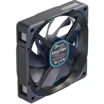 MagFlow 1225 PWM (sada 1 ventilátora) 120,4 x 124,2 x 26,6 mm / hydrodynamické ložisko / 63,33 CFM / 33,78 dBa / 2200 ot/min / magnetický kábel pre jednoduchú inštaláciu (MAGFLOW-1)