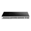 D-Link 48-portový Gigabit Smart Managed switch so 4 combo portami 1000BASE-T/SFP