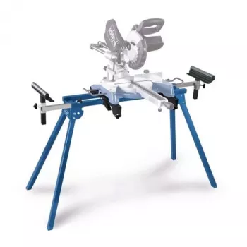 Stojan na pokosovú pílu Scheppach UMF1550, kovový 4-nožkový stojan, max. nosnosť 150 kg, max. dĺžka 194,5 cm, rozmer 950×540×810 mm, čierny