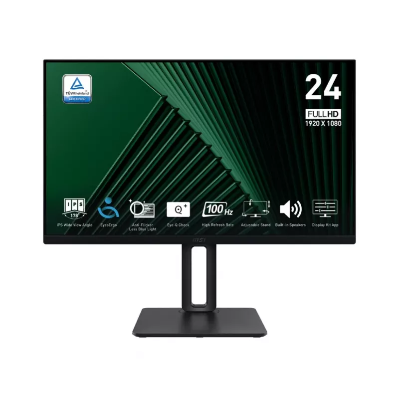 MSI Pro MP245PG 24 palcov IPS FHD HDMI/DP Pivot – plochý monitor – 61 cm