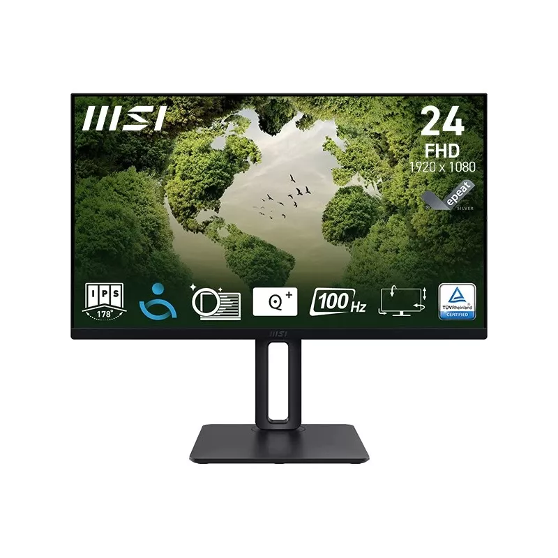 MSI Pro MP245PG 24 palcov IPS FHD HDMI/DP Pivot – plochý monitor – 61 cm