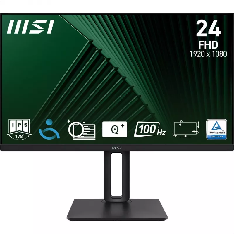 MSI Pro MP245PG 24 palcov IPS FHD HDMI/DP Pivot – plochý monitor – 61 cm