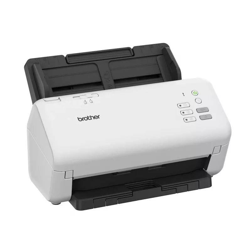 ADF skener Brother ADS-4300N – A4, 600 x 600 DPI, duplex, 80-listový ADF, Dual CIS, LED (čierna/biela)
