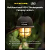 USB kempingová lampa Nitecore LR40 100 lm olivová