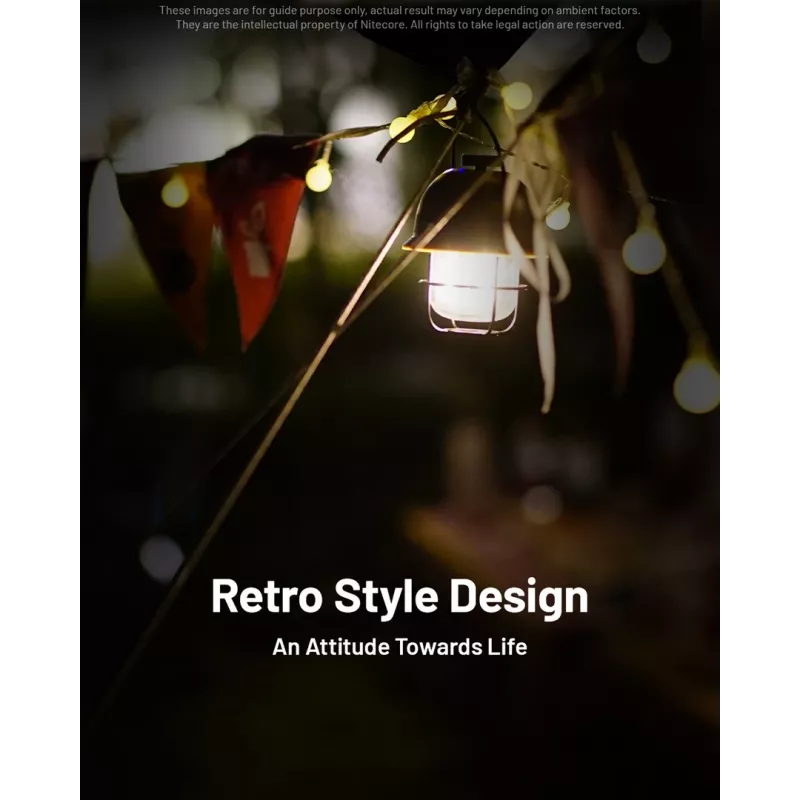 USB kempingová lampa Nitecore LR40 100 lm olivová