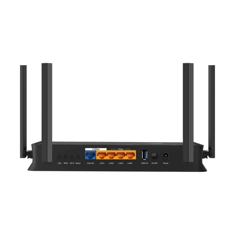 TP-Link Archer BE3600 WLAN router 2,5 Gigabit Ethernet dualband (2,4 GHz / 5 GHz) čierny