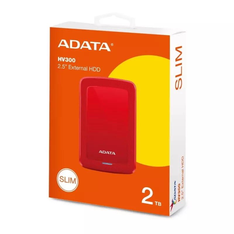 DashDrive HV300 2TB 2,5 palcov USB 3.1 červený