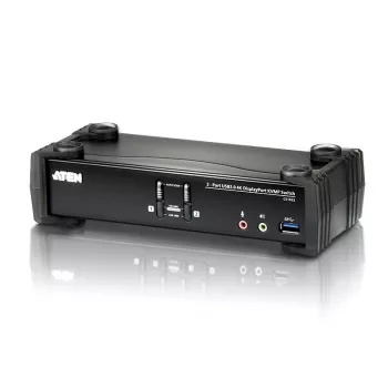 ATEN 2-portový USB 3.1 Gen 1 4K DisplayPort 1.2 KVMP™ prepínač s audiom (KVM kábel v balení)