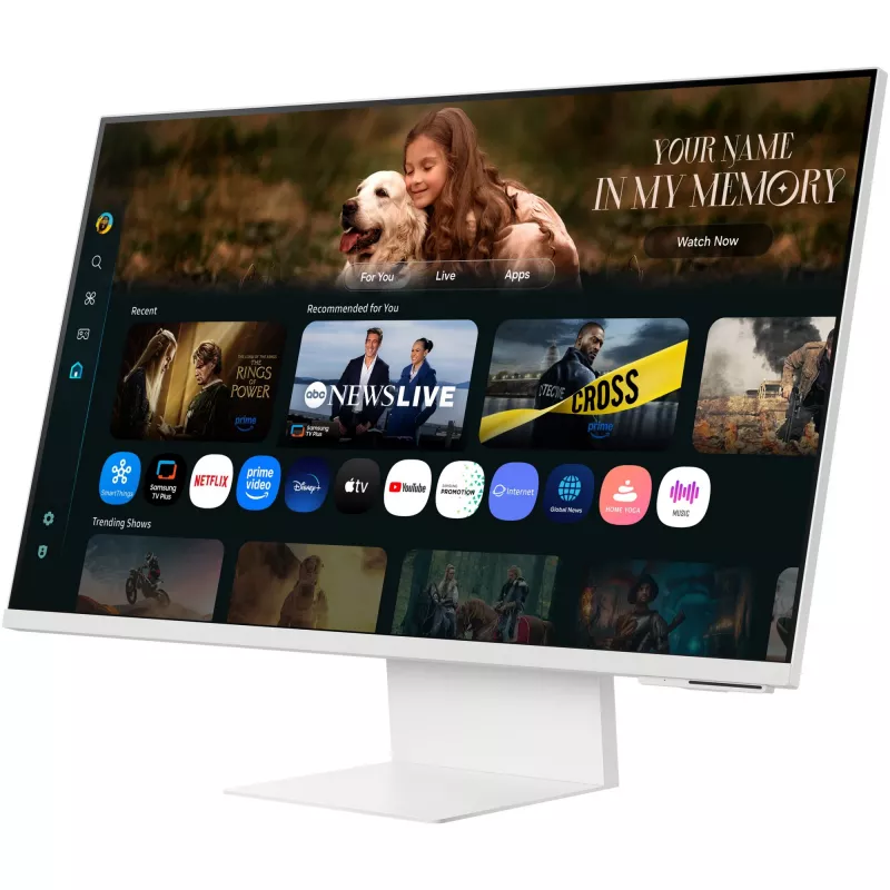 LCD monitor | SAMSUNG | LS32FM801UUXDU | 32 | Smart/4K | panel VA | 3840x2160 | 16:9 | 60 Hz | 4 ms | farba biely | LS32FM801UUXDU