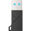 Unitek USB-C na USB-A adaptér A1049ABK01 — čierny, kompaktný adaptér USB-C (konektor samica) na USB-A (konektor samec)