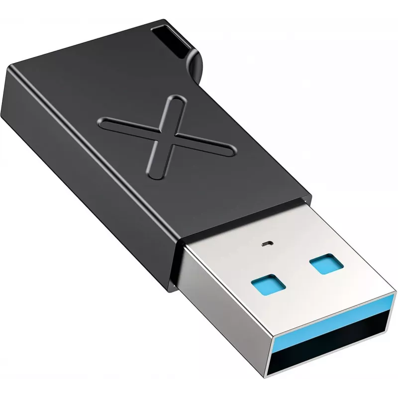Unitek USB-C na USB-A adaptér A1049ABK01 — čierny, kompaktný adaptér USB-C (konektor samica) na USB-A (konektor samec)