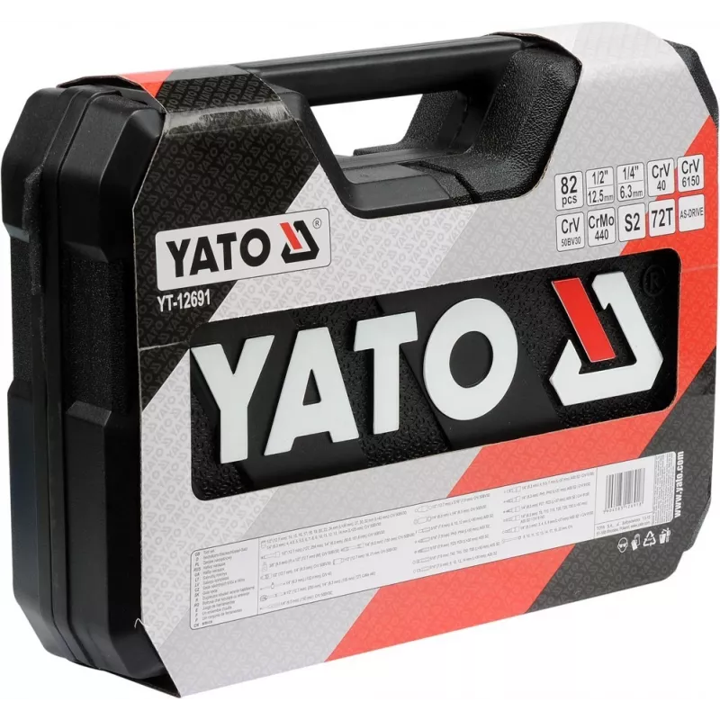 Yato YT-12691 sada nástrčných kľúčov 82-dielna