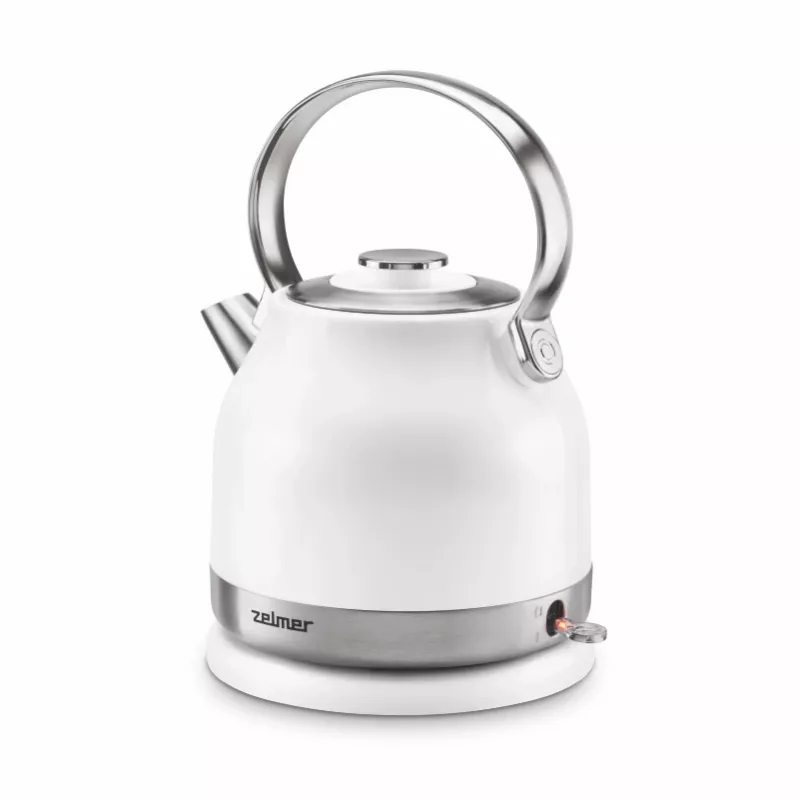 Zelmer ZCK7940 kanvica na vodu 1,5 l 2200 W nerezová, biela