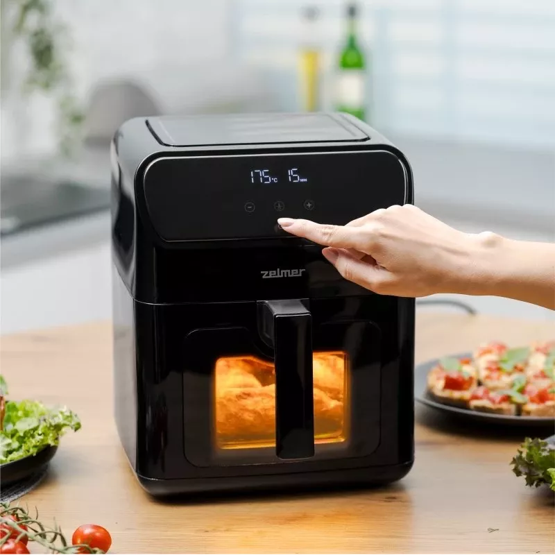 Zelmer ZAF6500 fritéza na horúci vzduch 6,5 l 1500 W čierna