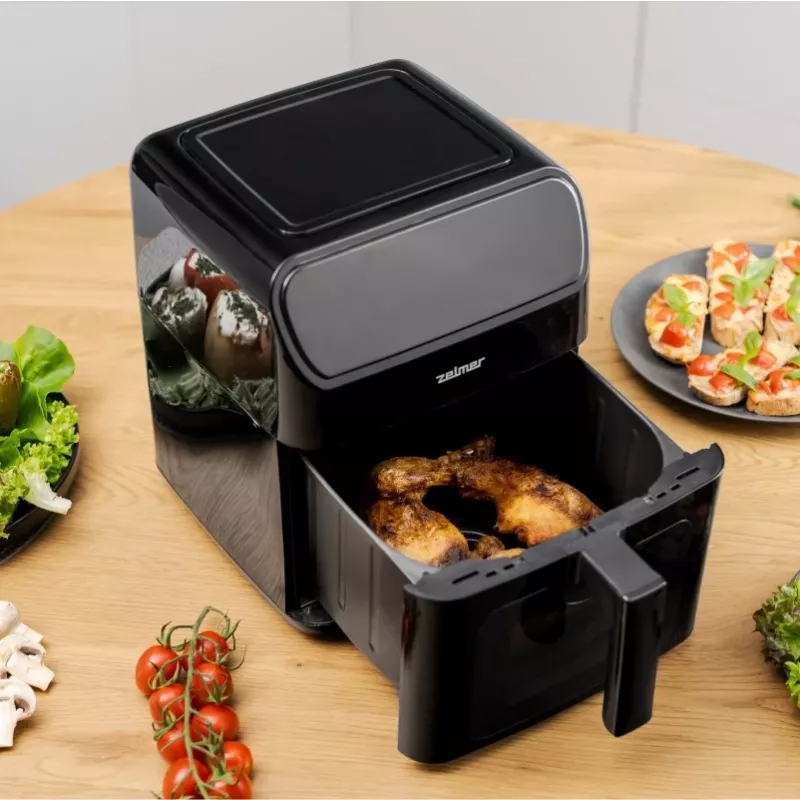 Zelmer ZAF6500 fritéza na horúci vzduch 6,5 l 1500 W čierna