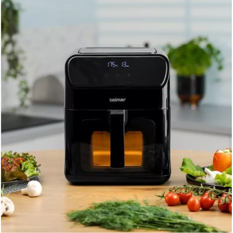 Zelmer ZAF6500 fritéza na horúci vzduch 6,5 l 1500 W čierna