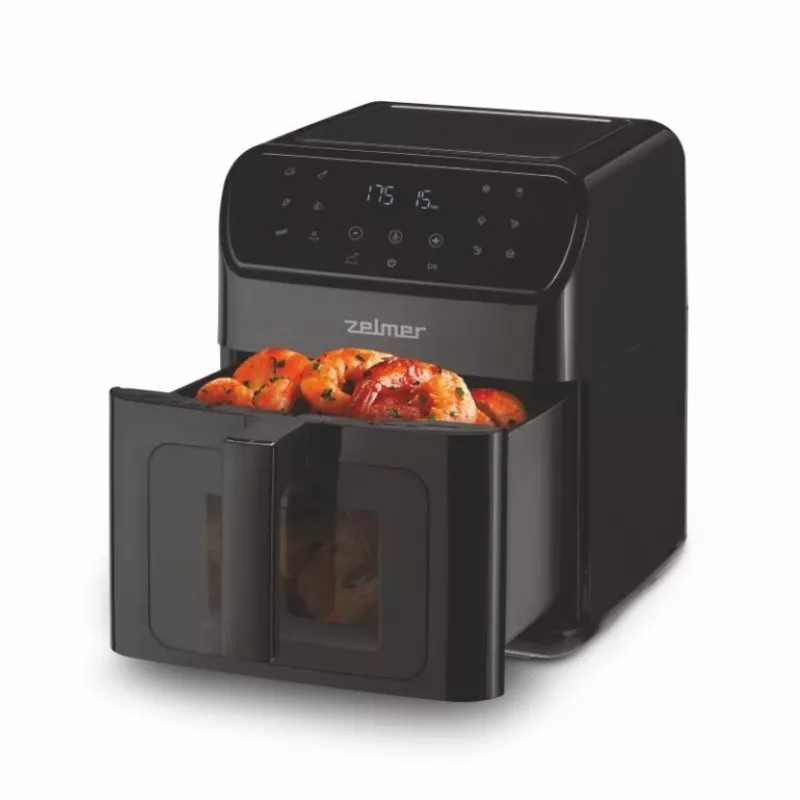 Zelmer ZAF6500 fritéza na horúci vzduch 6,5 l 1500 W čierna
