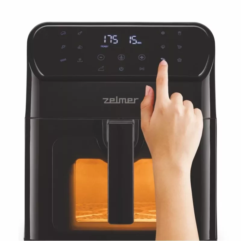 Zelmer ZAF6500 fritéza na horúci vzduch 6,5 l 1500 W čierna