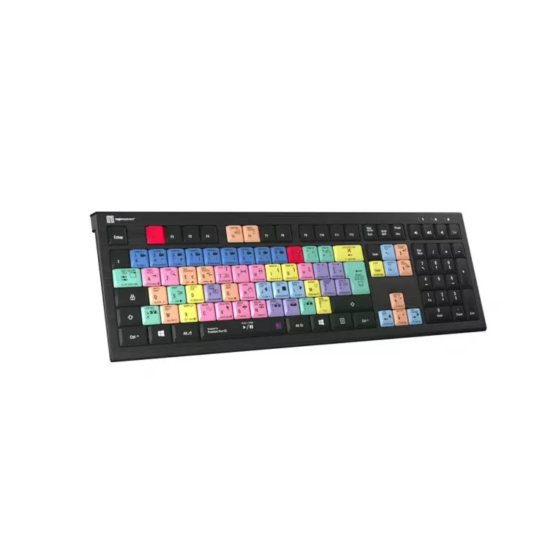 Logickeyboard Adobe Premiere Pro CC ASTRA 2 podsvietená klávesnica francúzska (LKB-PPROCC-A2PC-FR)