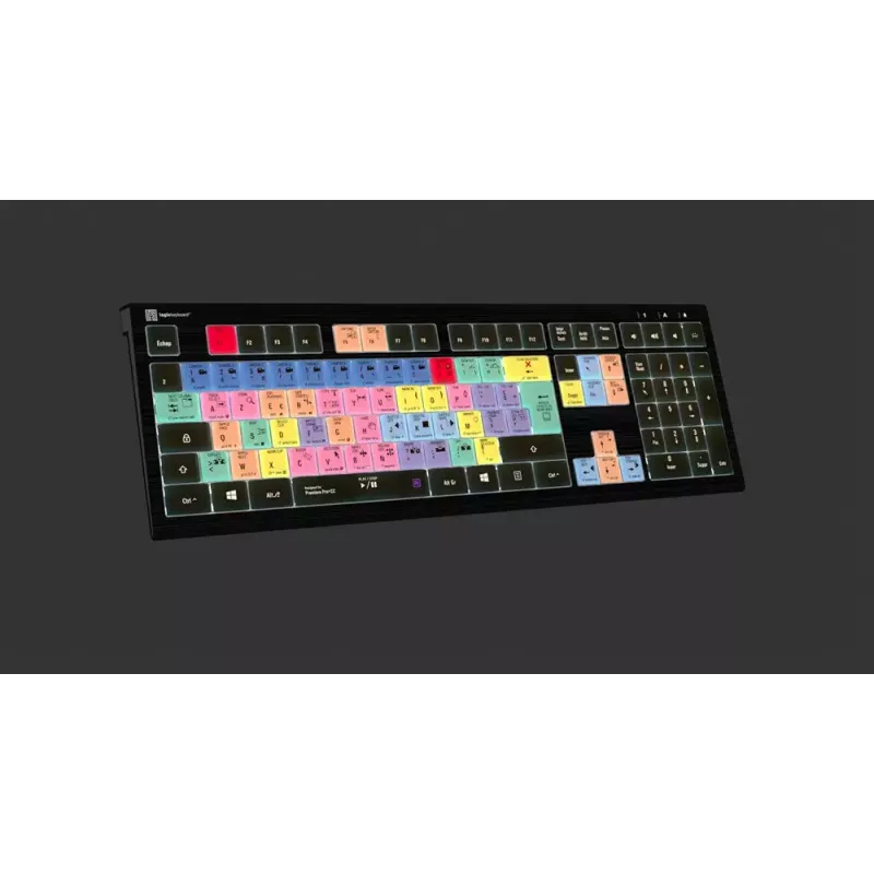 Logickeyboard Adobe Premiere Pro CC ASTRA 2 podsvietená klávesnica francúzska (LKB-PPROCC-A2PC-FR)