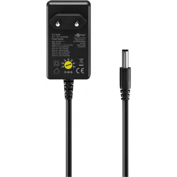 Goobay 64569 nabíjačka pre mobilné zariadenia univerzálna čierna AC - DC interiérová (64569)