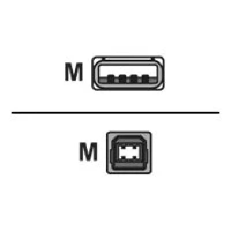 Logilink USB 2.0 prepojovací kábel USB-A na USB-B USB A konektor samec USB B konektor samec