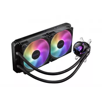 ASUS ROG STRIX LC II 280 ARGB procesorový all-in-one kvapalinový chladič 14 cm čierny 1 ks