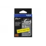 Brother HSe-611E zmršťovacia bužírka, 5,2 mm x 1,5 m, čierna na žltej