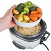Russell Hobbs 27020-56 Mini ryžovar, 0,4 L, čierny/biely