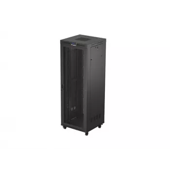 Stojanový rackový rozvádzač LANBERG FF01-8847-23BL 19 palcov 47U 800x800 čierny
