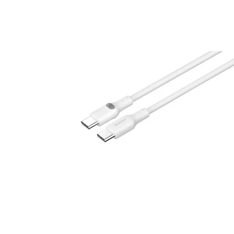 USB Type-C na USB Type-C kábel Havit CB6280 1m biely