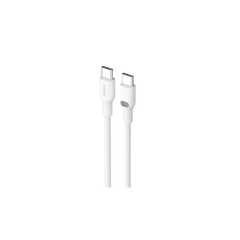 USB Type-C na USB Type-C kábel Havit CB6280 1m biely