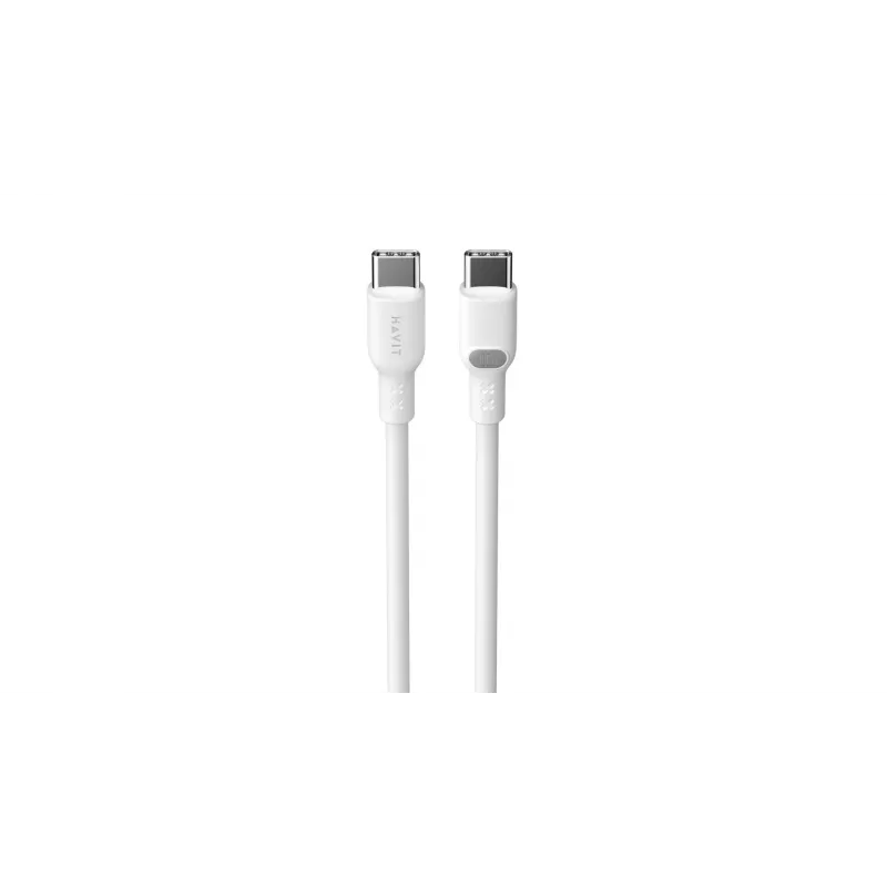 USB Type-C na USB Type-C kábel Havit CB6280 1m biely