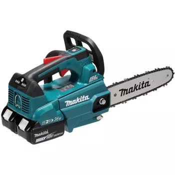 Top-Handle akumulátorová reťazová píla DUC256Z, 36Volt (2x18V) modrá/čierna, bez batérie a nabíjačky