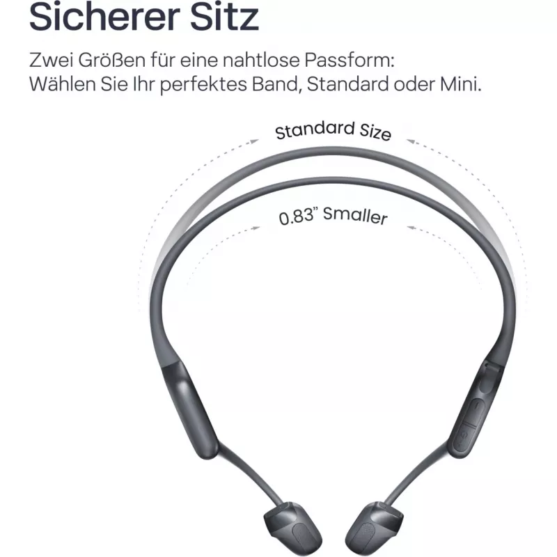 SHOKZ OpenRun Pro 2 Mini headset bezdrôtový ušný háčik športový Bluetooth čierny