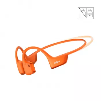 SHOKZ OpenRun Pro 2 Mini headset bezdrôtový ušný háčik športový Bluetooth oranžový
