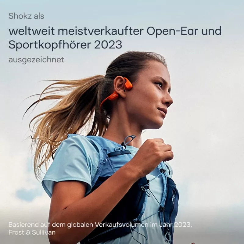 SHOKZ OpenRun Pro 2 Mini headset bezdrôtový ušný háčik športový Bluetooth oranžový